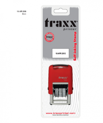 Traxx Printer Ready To Use Date Stamp