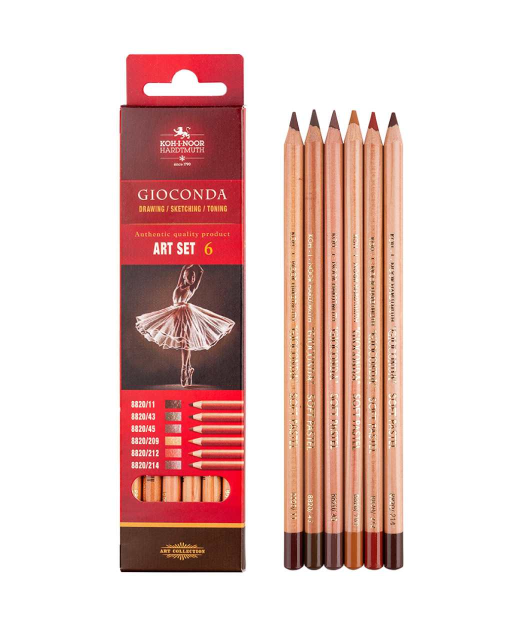 Koh-i-Noor Gioconda Soft Pastel Pencils –